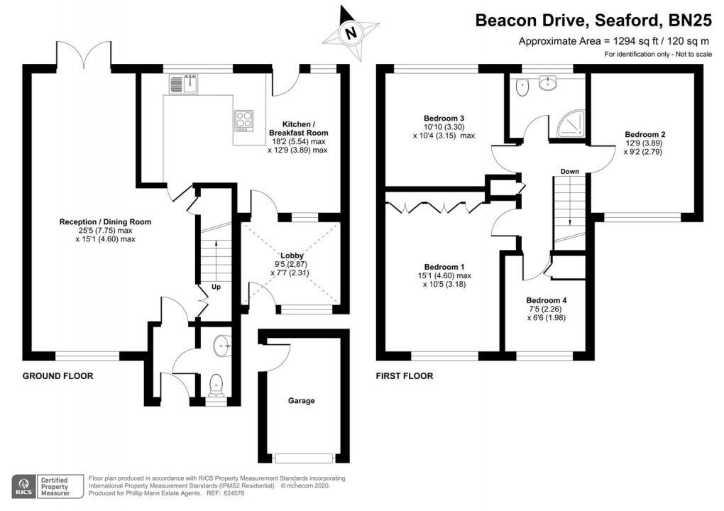 Floorplan for Beacon Drive, Seaford