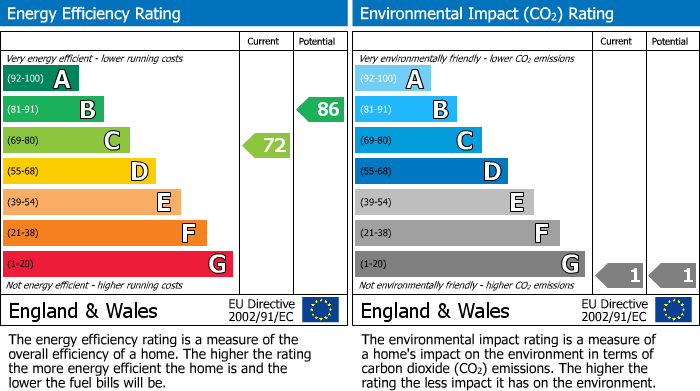 Energy Performance Certificate for The Rose Walk, Newhaven