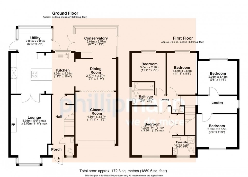 Floorplan for Princess Drive, Seaford