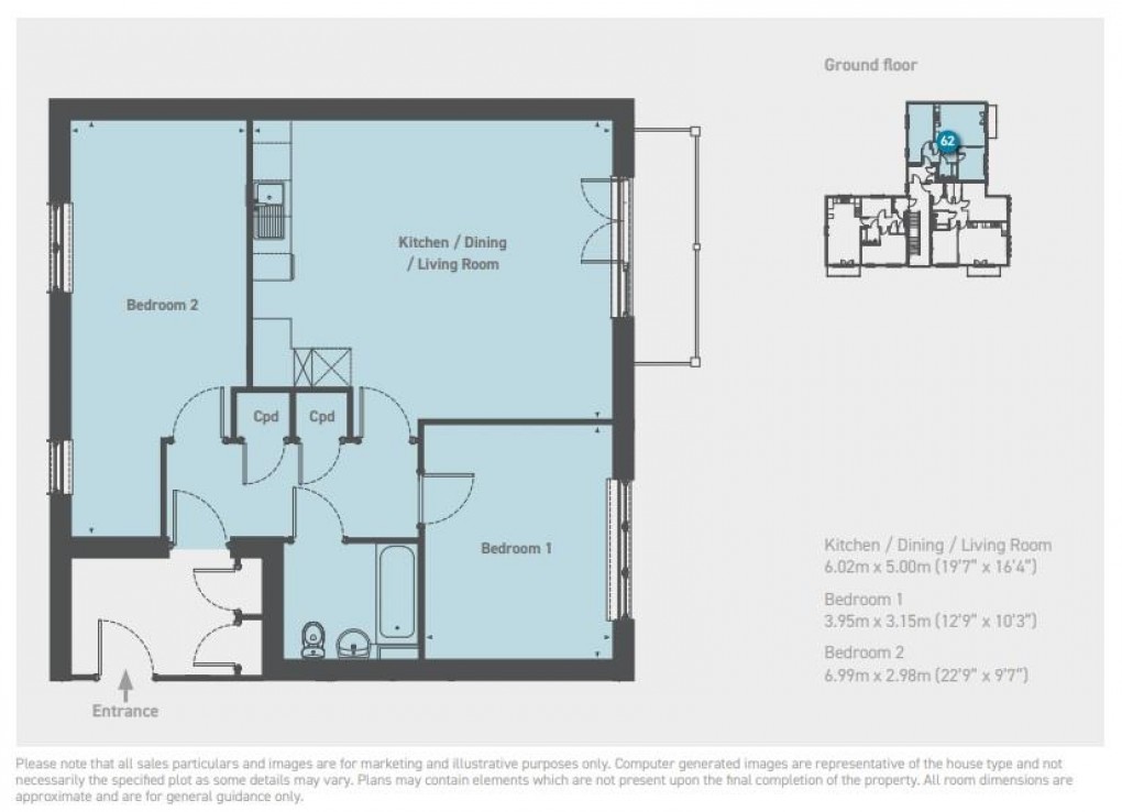 Floorplan for Sturt Farm, Haselmere NEW BUILD