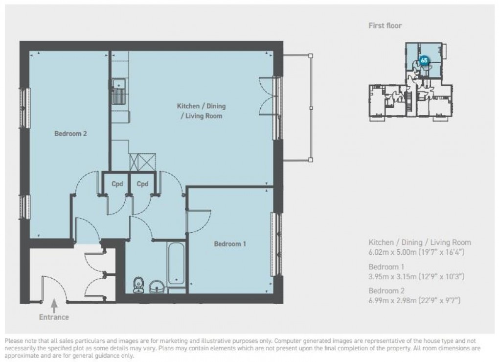 Floorplan for Sturt Farm, Haslemere, NEW BUILD