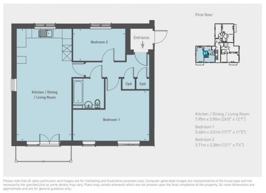 Floorplan for Sturt Farm, Haslemere, NEW BUILD