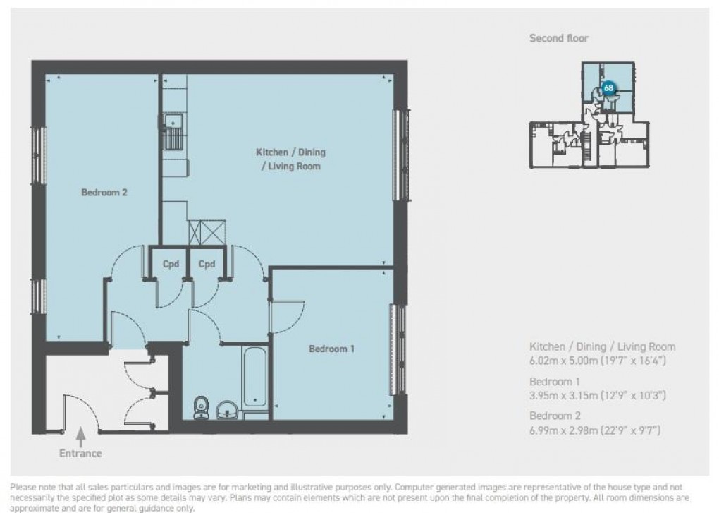 Floorplan for Sturt Farm, Haslemere, NEW BUILD