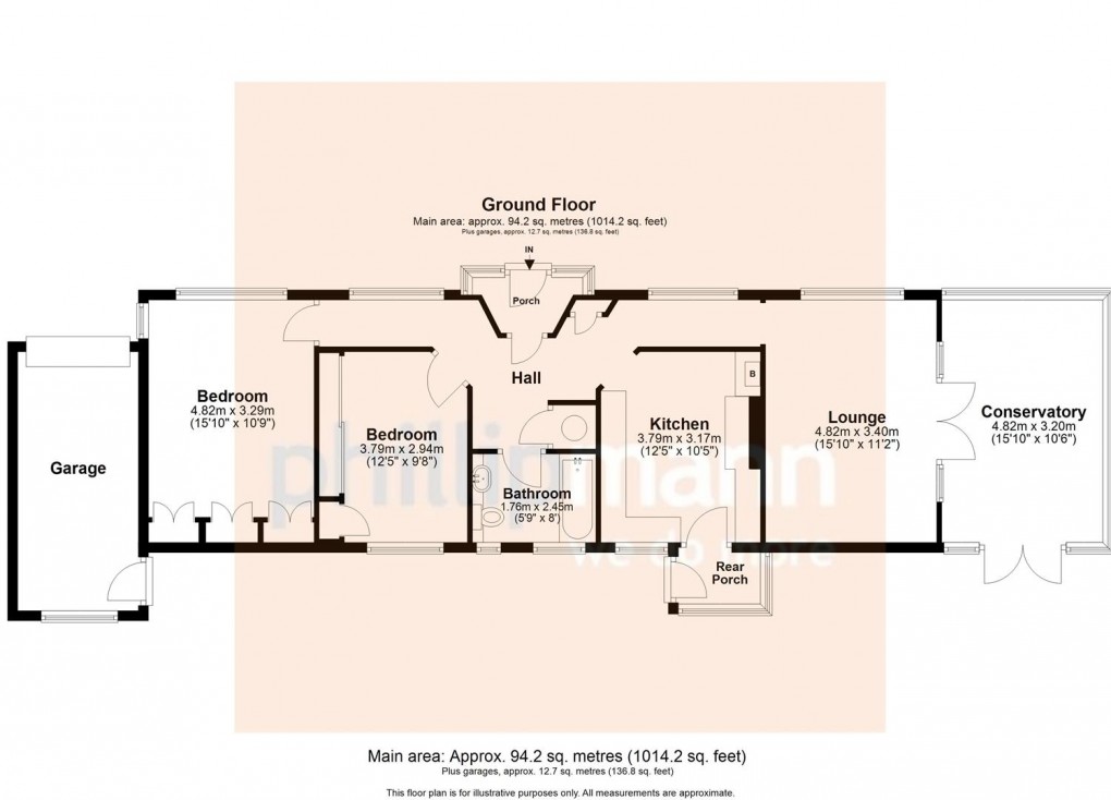 Floorplan for Wicklands Avenue, Saltdean, Brighton