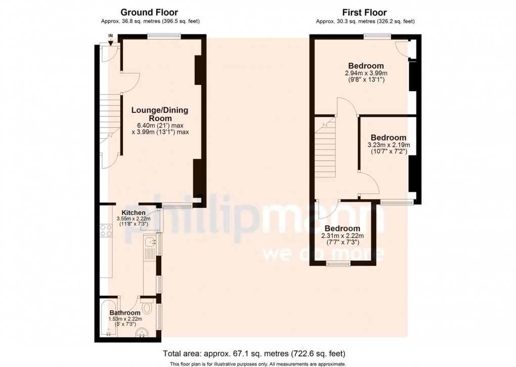 Floorplan for Gibbon Road, Newhaven