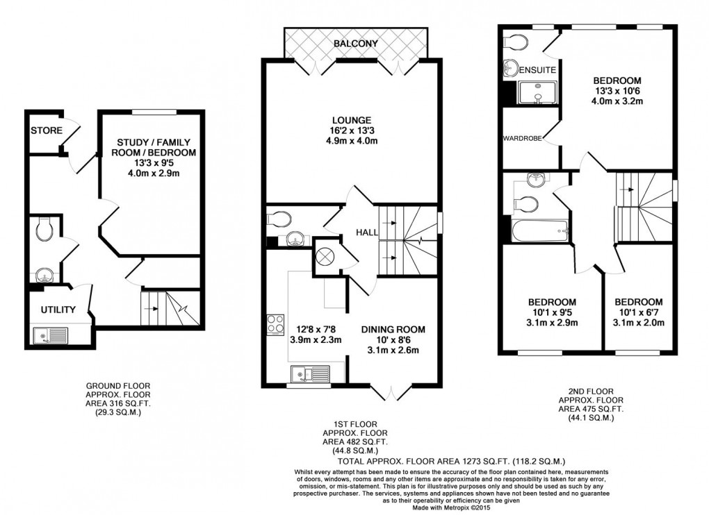 Floorplan for Tide Mills Way, Seaford