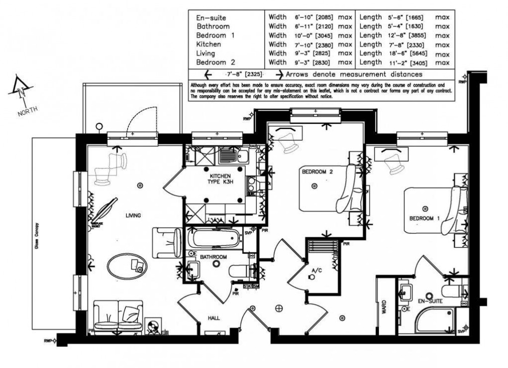 Floorplan for Rowe Avenue, Peacehaven