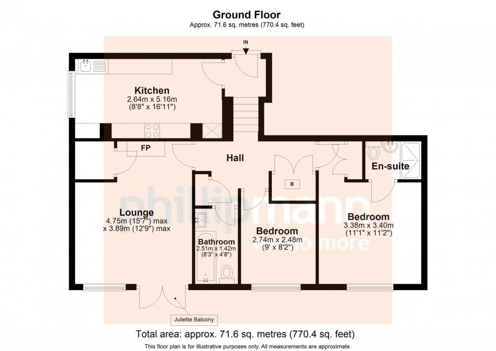 Floorplan for Union Close, Newhaven