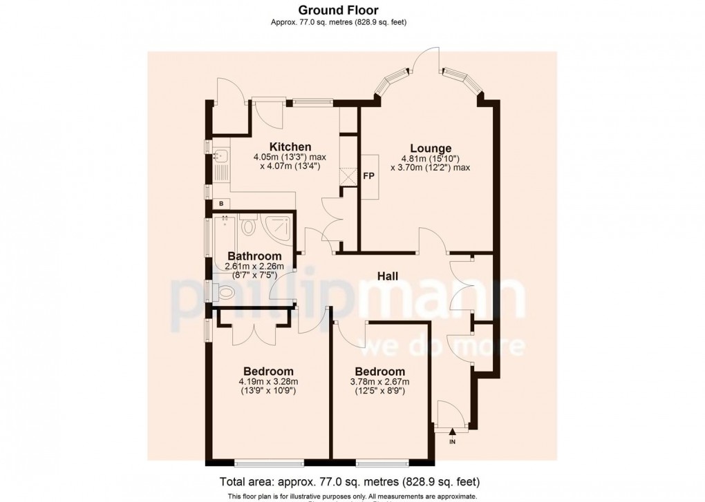 Floorplan for Belgrave Road, Seaford