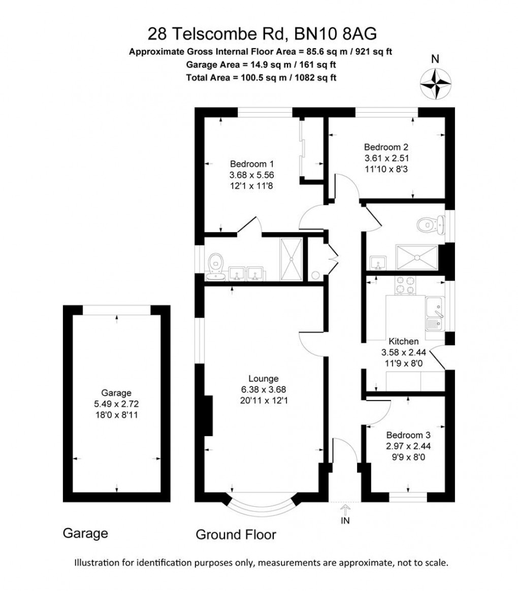 Floorplan for Telscombe Road, Peacehaven