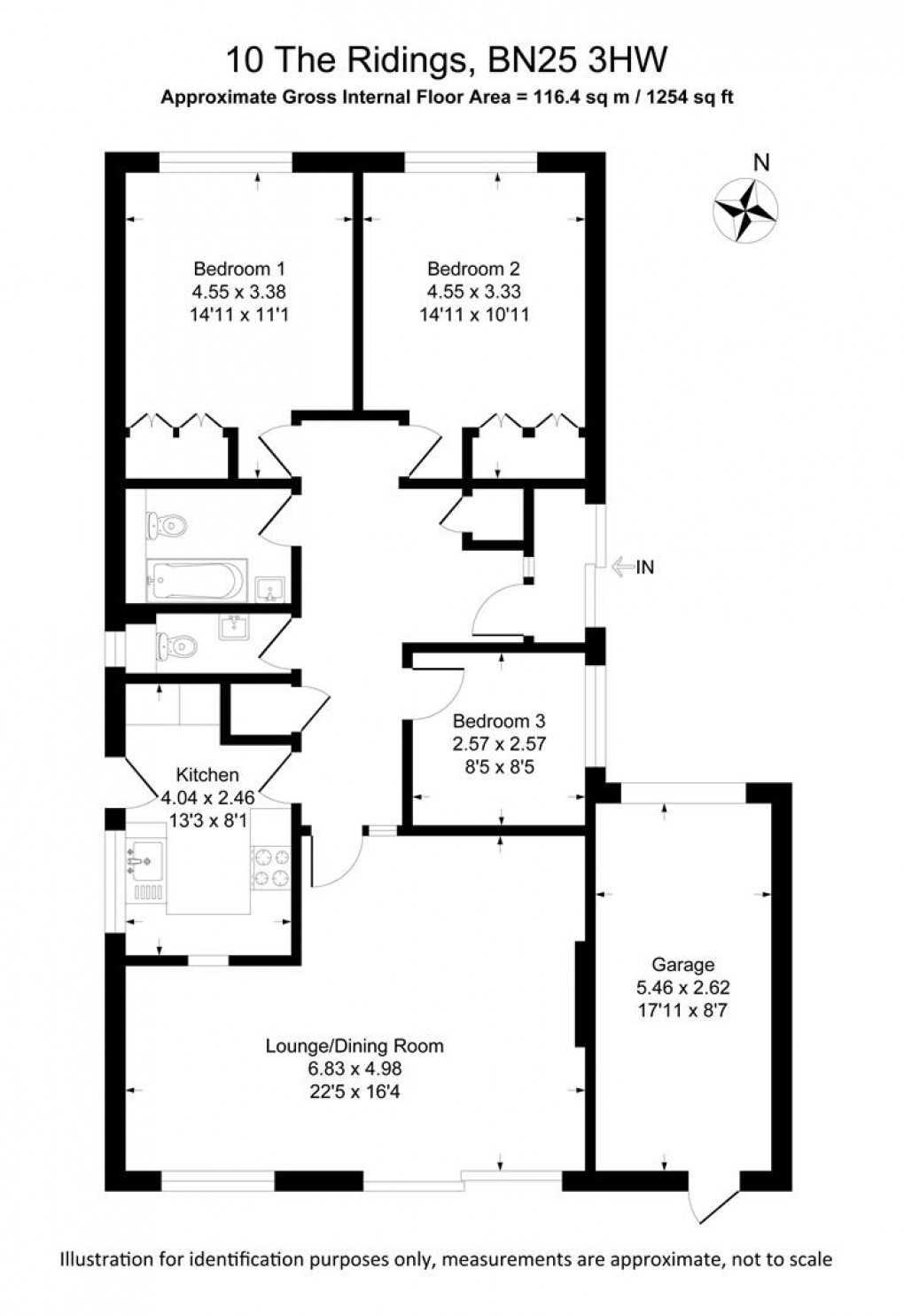 Floorplan for The Ridings, Seaford