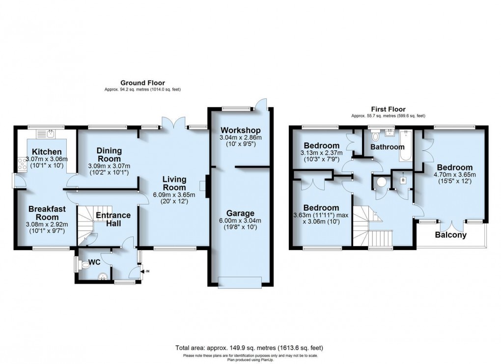 Floorplan for Firle Road, Seaford