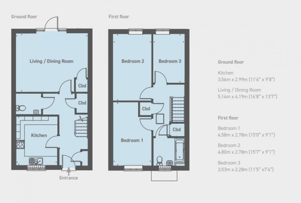 Floorplan for Deepcut Bridge Road, Deepcut, Camberley