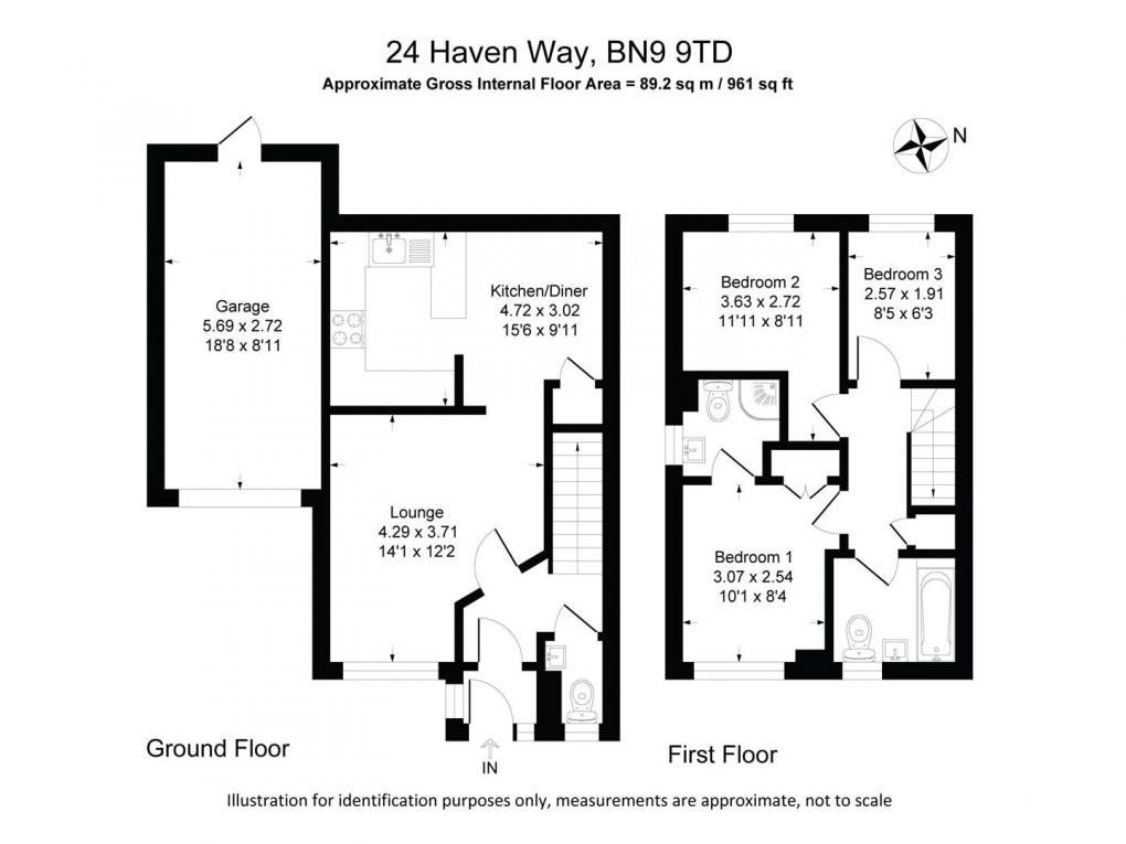 Floorplan for Haven Way, Newhaven