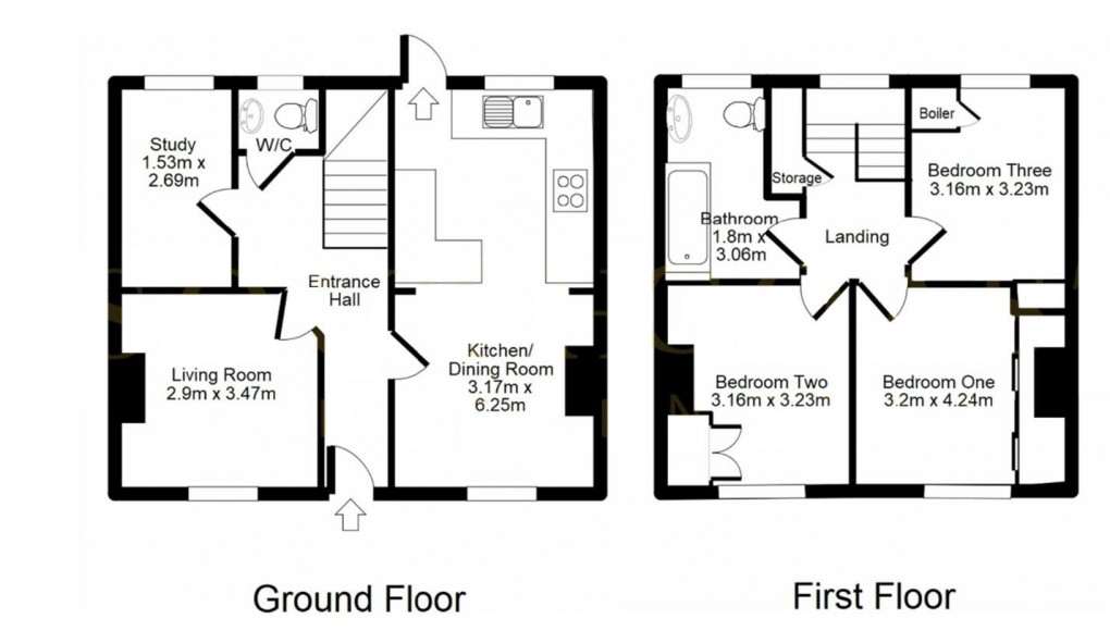 Floorplan for Gibbon Road, Newhaven