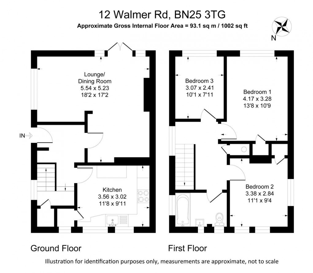 Floorplan for Walmer Road, Seaford