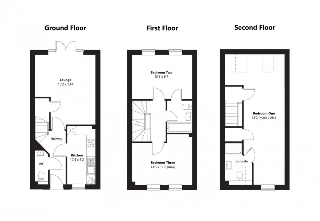 Floorplan for Starling Drive, Peacehaven