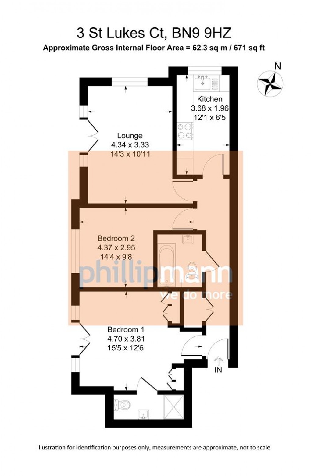 Floorplan for Church Hill, Newhaven