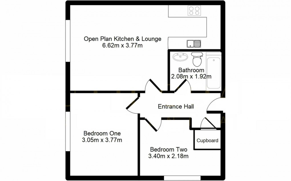 Floorplan for Bridge Street, Newhaven