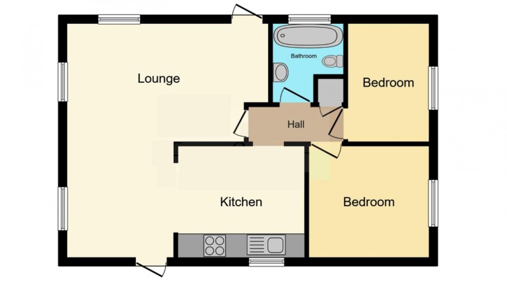 Floorplan for Downland Park, Court Farm Road, Newhaven