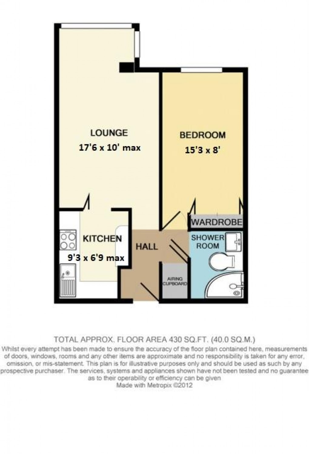 Floorplan for Esplanade, Seaford