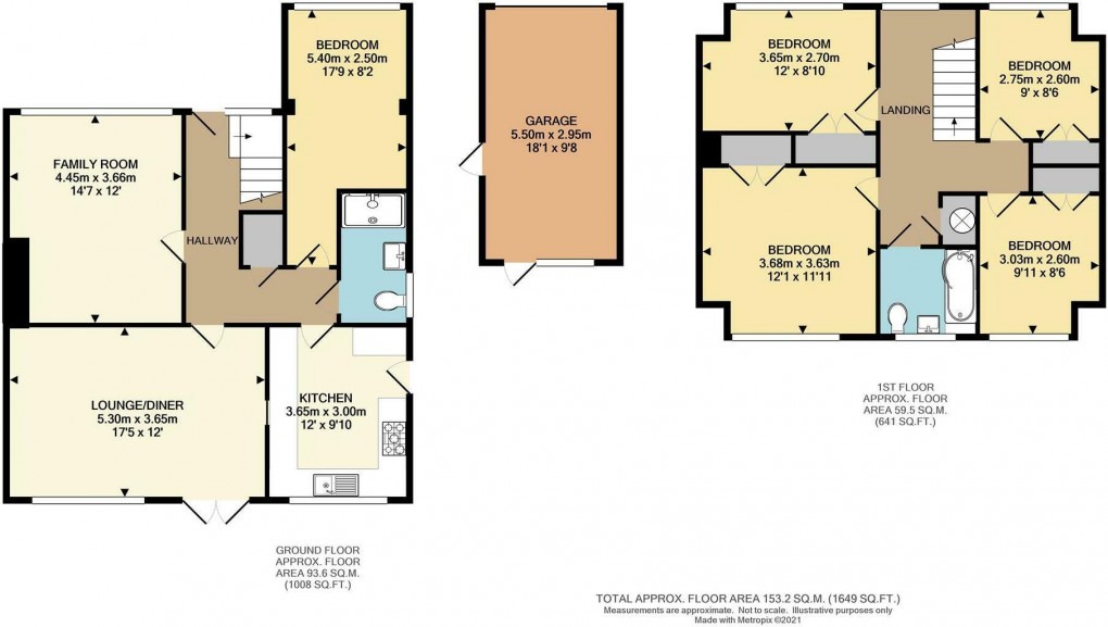 Floorplan for Lexden Road, Seaford