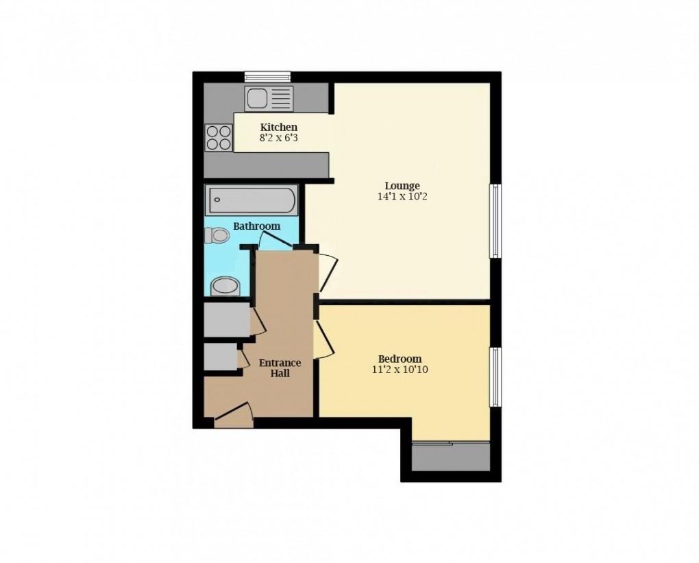 Floorplan for Cavell Avenue, Peacehaven