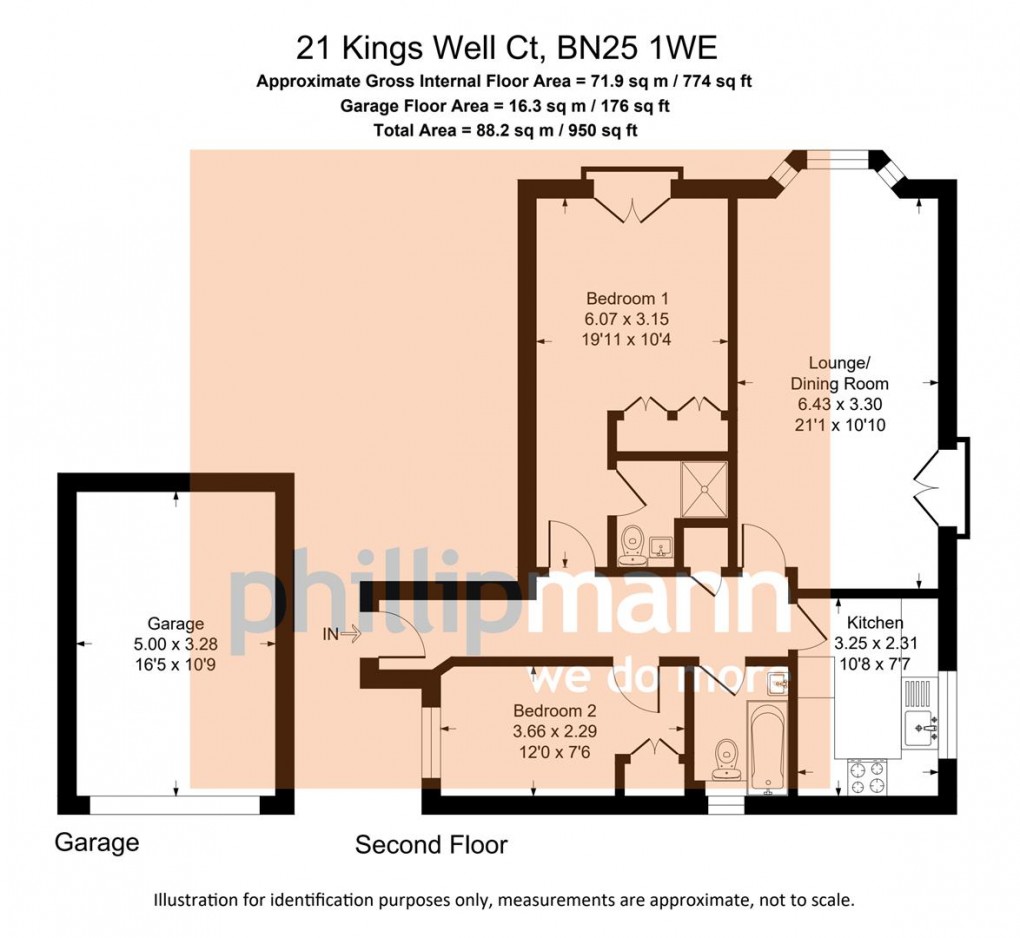 Floorplan for The Causeway, Seaford