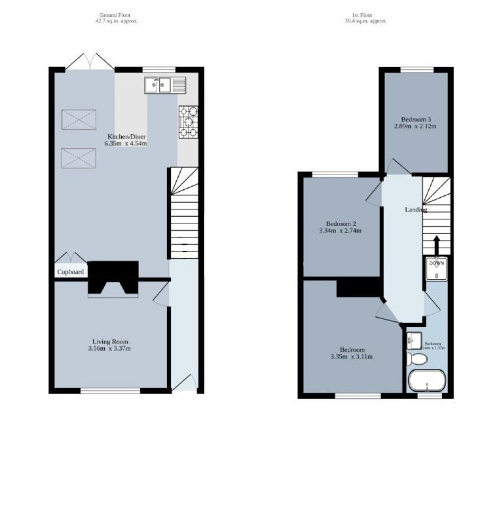 Floorplan for The Rose Walk, Newhaven