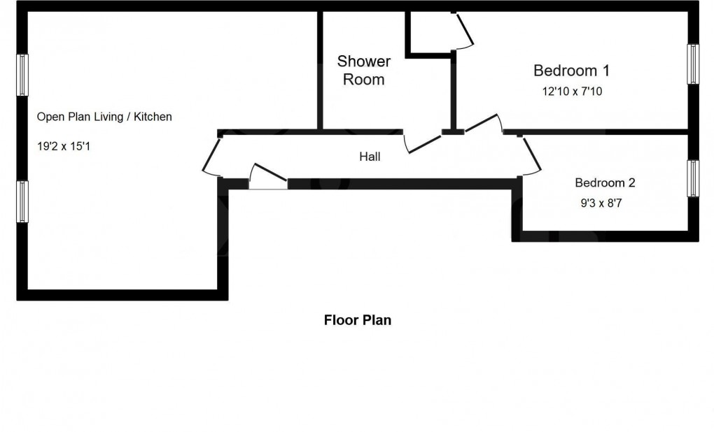 Floorplan for 1 Meeching Road, Newhaven