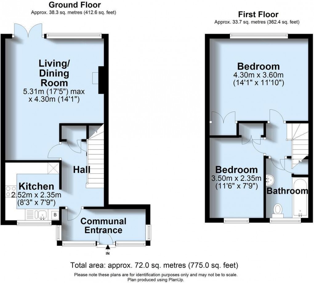 Floorplan for Milldown Road, Seaford