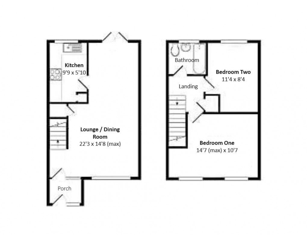 Floorplan for Downs View, Peacehaven