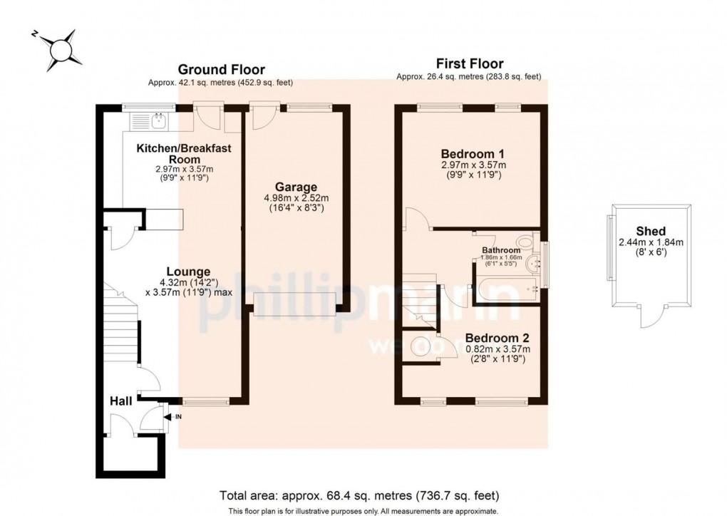 Floorplan for Brazen Close, Newhaven