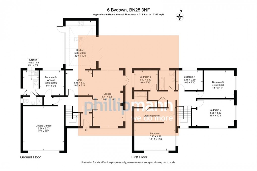 Floorplan for Bydown, Seaford