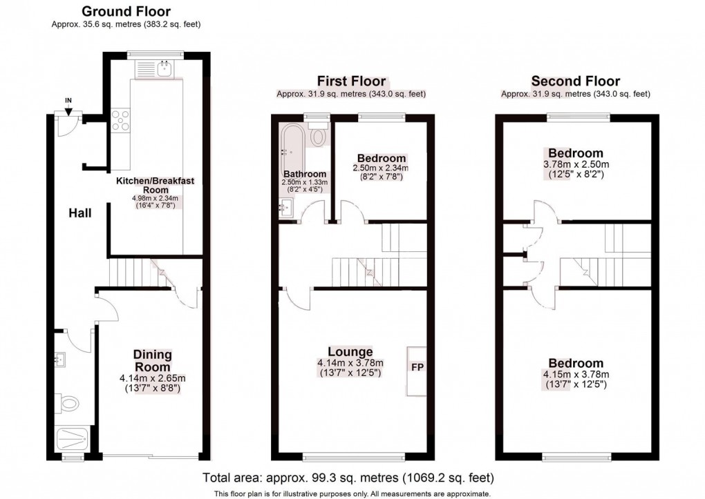 Floorplan for Richmond Road, Seaford