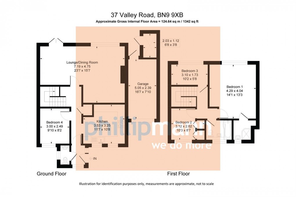 Floorplan for Valley Road, Newhaven