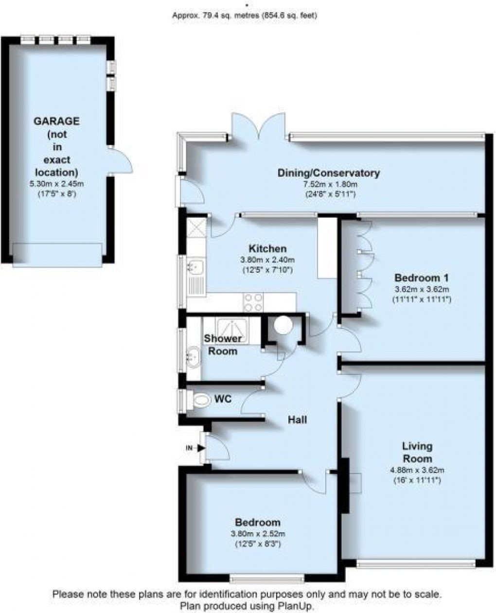 Floorplan for Hawth Hill, Seaford