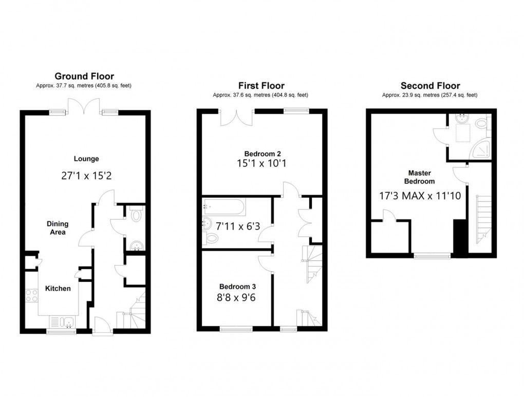 Floorplan for Friars Close, Peacehaven