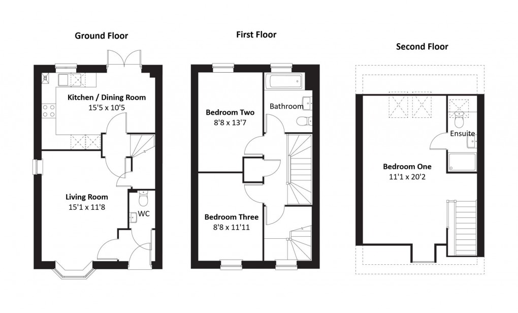 Floorplan for Nuthatch Lane, Peacehaven