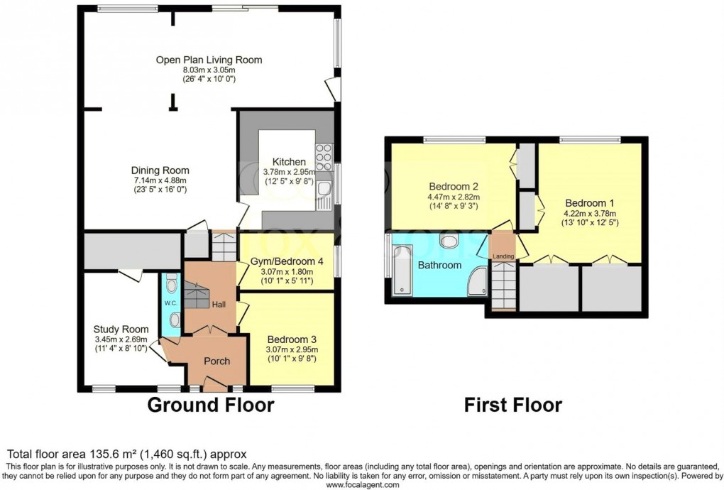 Floorplan for Upper Sherwood Road, Seaford