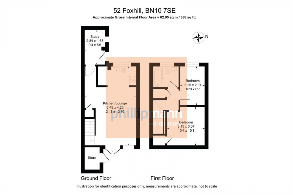 Floorplan for Foxhill, Peacehaven