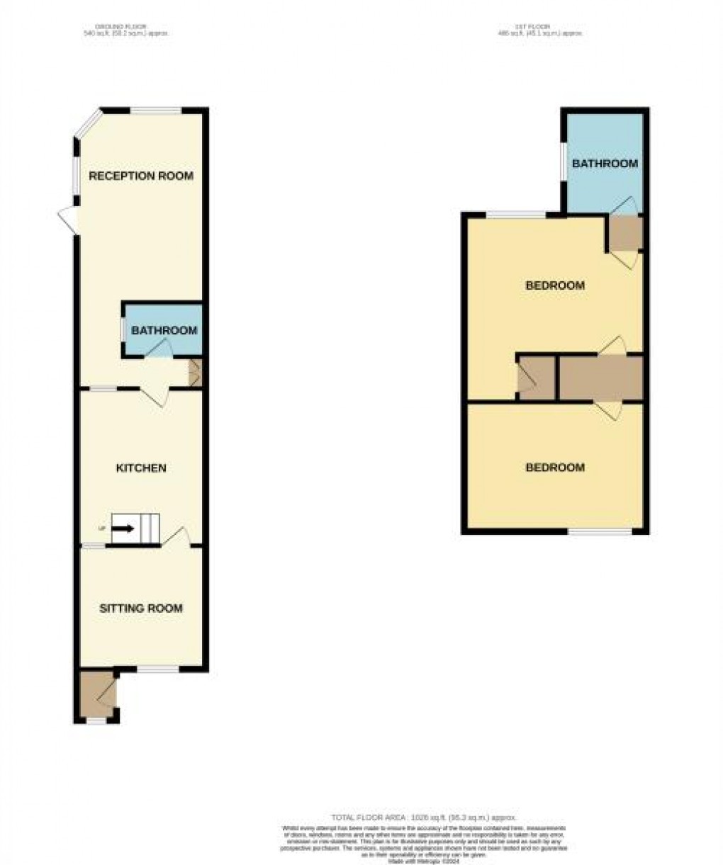 Floorplan for Kimberley Road, Seaford