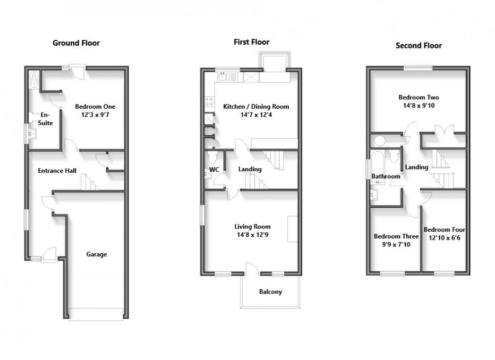 Floorplan for Clayfields, PEACEHAVEN