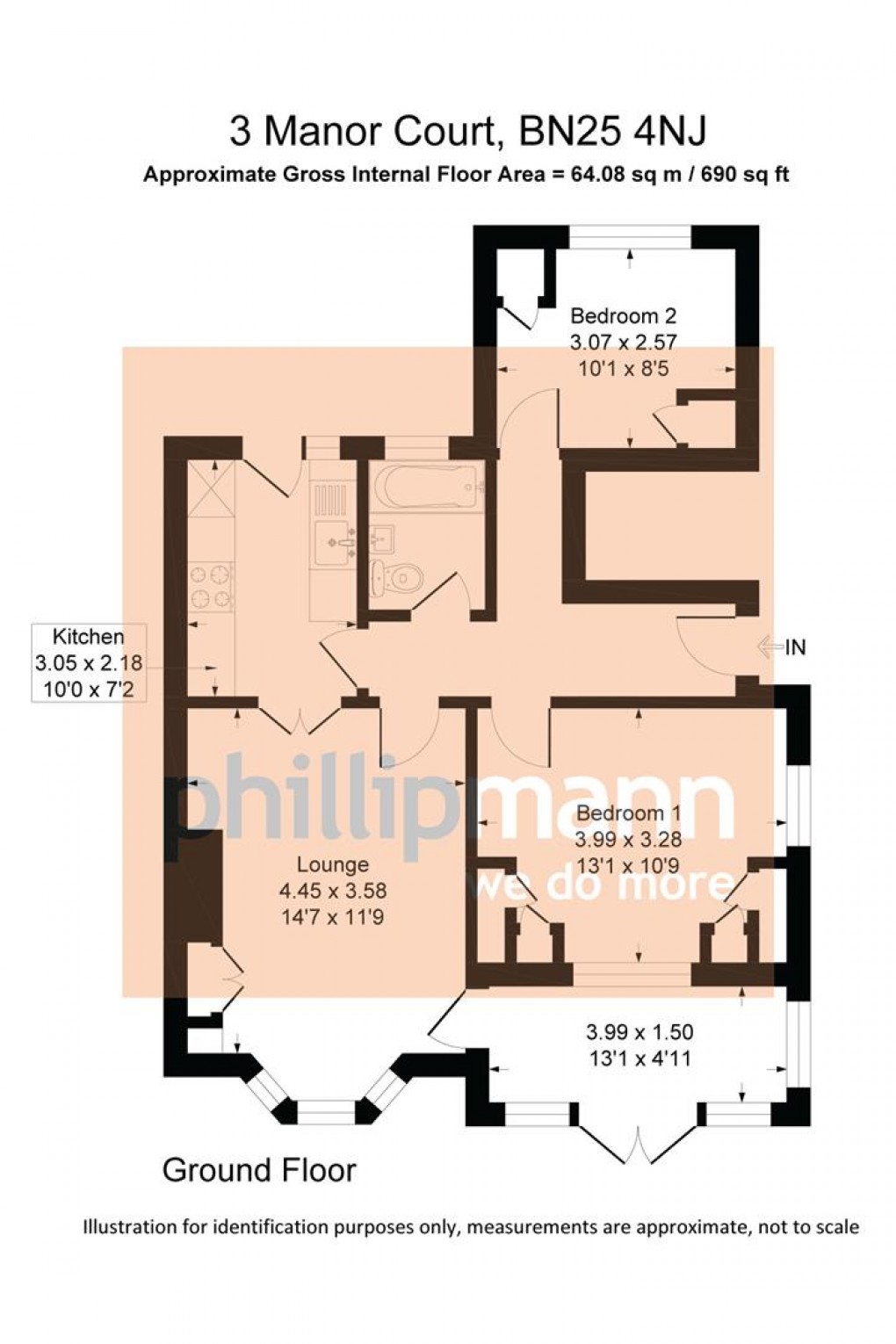 Floorplan for Manor Road, Seaford