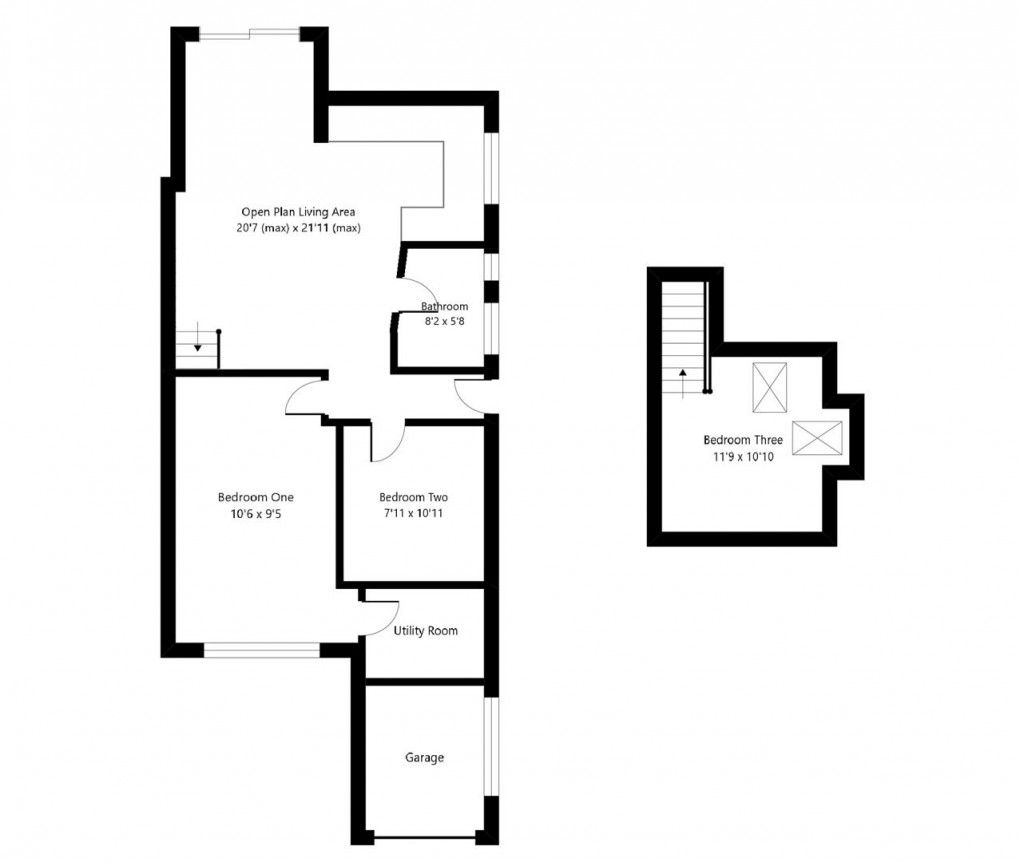 Floorplan for Cairo Avenue, Peacehaven