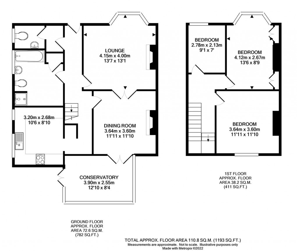 Floorplan for Norton Terrace, Newhaven