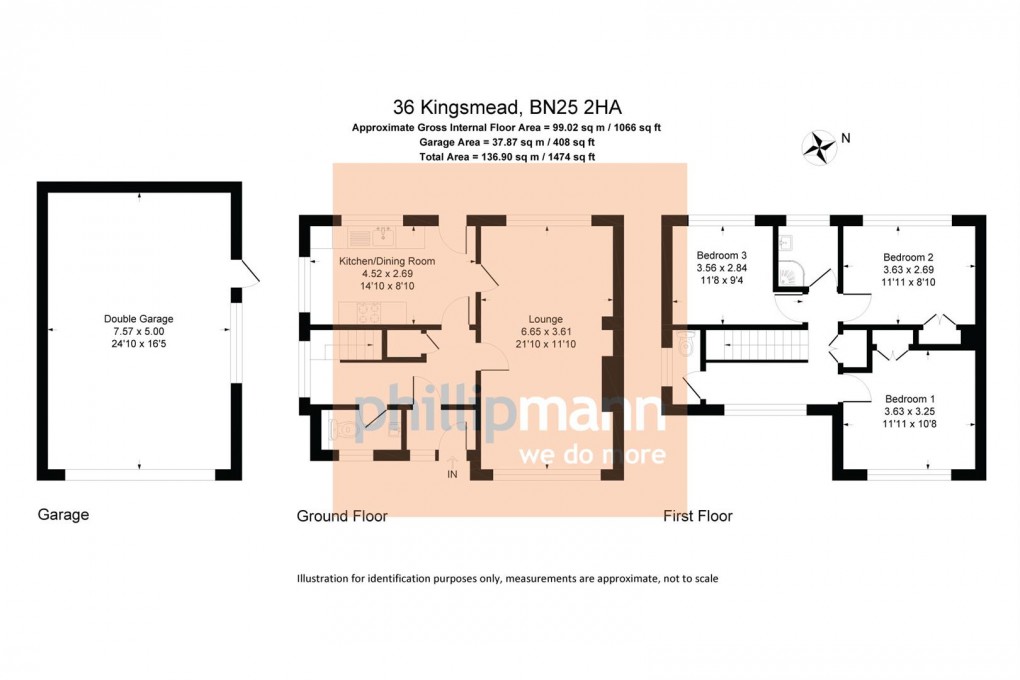 Floorplan for Kingsmead, Seaford