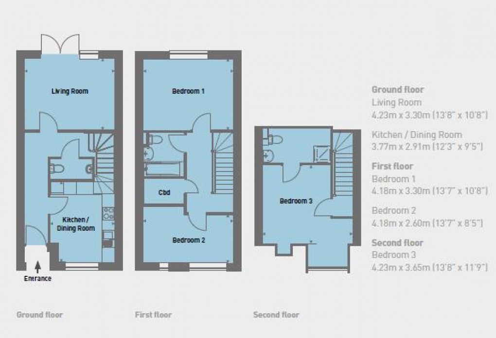 Floorplan for Sonnet Way, Newhaven