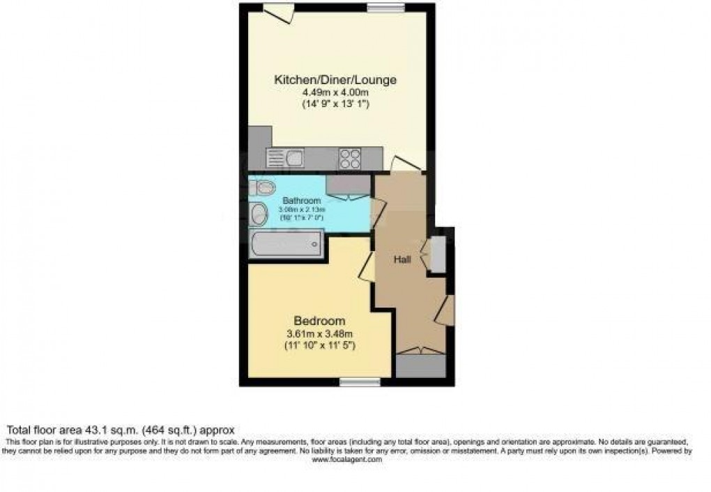 Floorplan for Robin Lane, Peacehaven