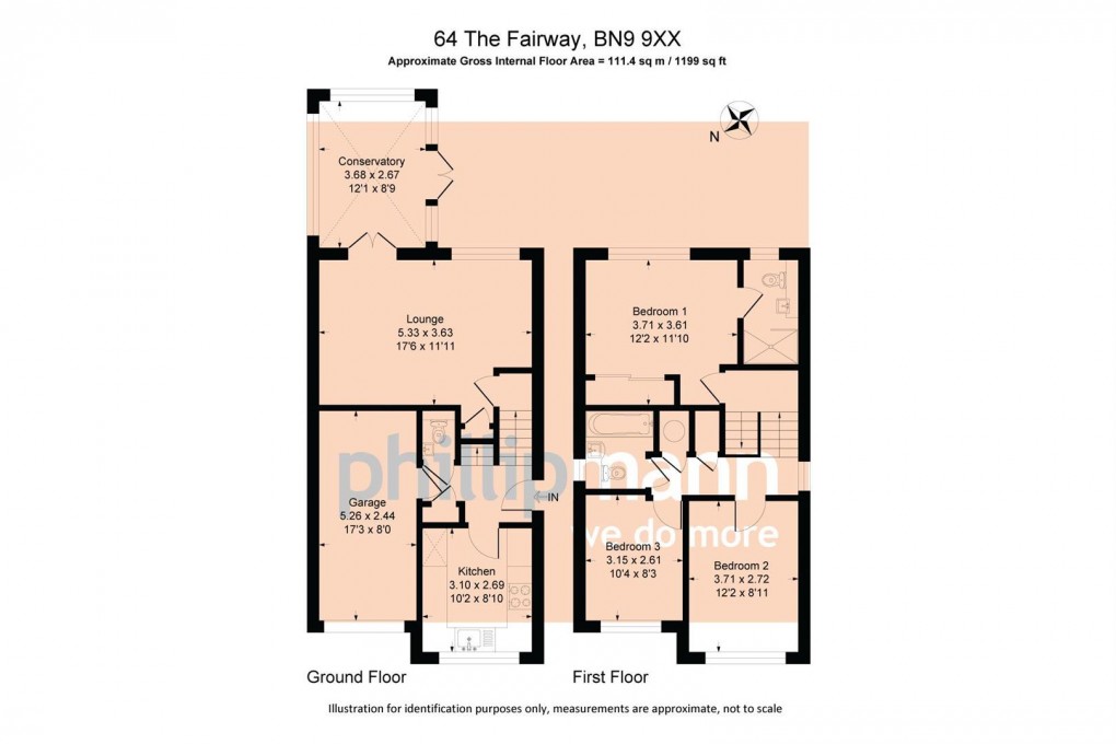 Floorplan for The Fairway, Newhaven